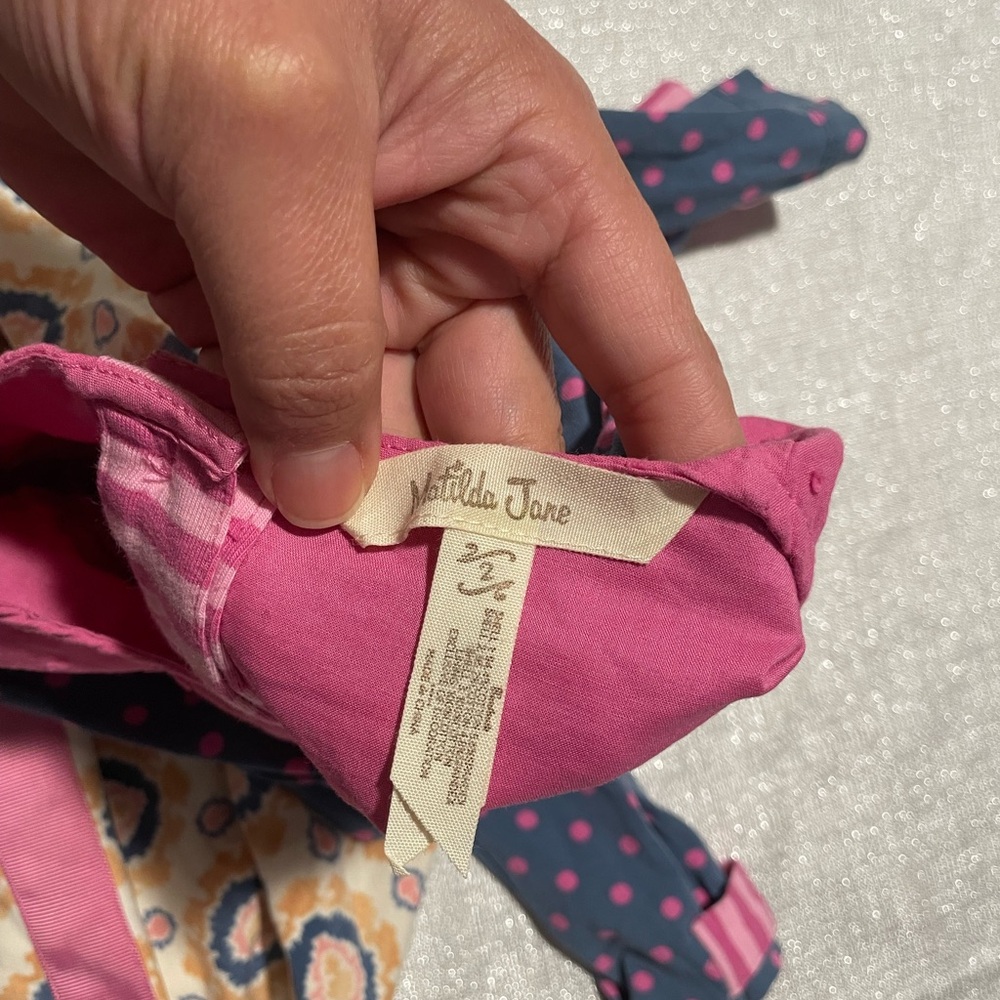 Matilda Jane Pink and Navy Dress